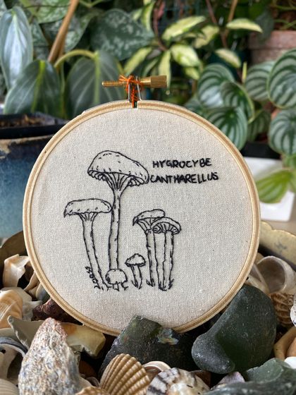 Mushroom hoop - Hygrocybe Cantharellus